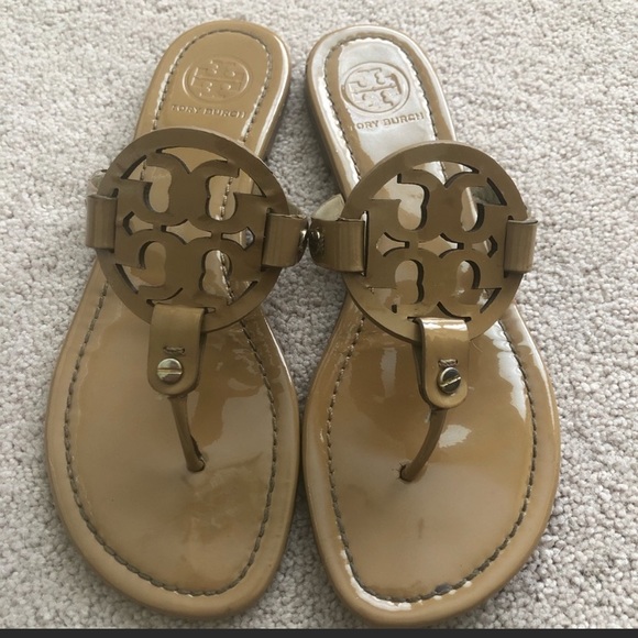 Tory Burch Shoes - ✨SOLD ✨Tory Burch patent leather Miller sandal | 8